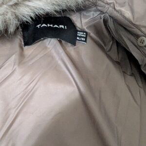 Tahari Women's Beige Puffer Coat